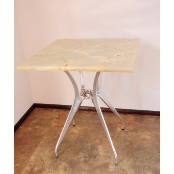 stół industrialny kamienny blat